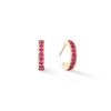 Coeur de Lion Gold Pink Hoop Earrings 0127/21-0416