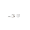 Coeur de Lion Silver Crystal Stud Earrings 0501/21-1817