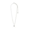 Pilgrim Necklace Act Silver 2 in 1