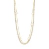 Pilgrim Necklace Starlight Gold 2 in 1