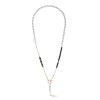 Coeur de Lion Silver Black White Necklace 1133/10-1314