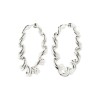 Pilgrim Earrings Larisa Silver Hoop