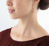 Coeur de Lion Gold Red Drop Earrings 2838/20-0300