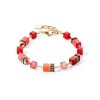 Coeur de Lion Gold Red Bracelet 2838/30-0300