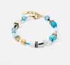 Coeur de Lion Gold Turquoise Bracelet 2838/30-0616