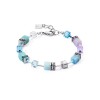 Coeur de Lion Silver Aqua Lilac Bracelet 2838/30-2026