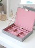 Stackers Classic Jewellery Box Lid - Dove Grey & Pink