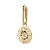 Pilgrim Charm Gold Horoscope Pendant