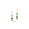 Coeur de Lion Gold Green Drop Earrings 4565/21-0500