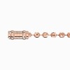 Rebecca 23cm Rose Gold Diamond Cut Bracelet with Magnetic Clasp