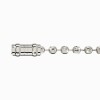 Rebecca 23cm Silver Diamond Cut Bracelet with Magnetic Clasp