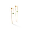 Coeur de Lion Gold Green Statement Earrings 5076/21-0516