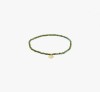 Pilgrim Indie Gold Bracelet with Green Beads