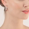 Coeur de Lion Silver Multicolour 3.5cm Earrings 0128/21-1517