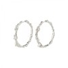 Pilgrim Earrings Raelynn Silver Large Hoops