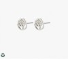 Pilgrim Stud Earrings Iben Silver