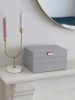 Stackers Classic Jewellery Box Set of 3 - Dover Grey & Pink