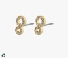 Pilgrim Stud Earrings Rogue Gold