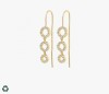 Pilgrim Statement Earrings Rogue Gold