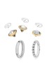 Qudo Rose Gold Ring Due - Size 56