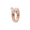 Qudo Rose Gold Ring Due - Size 54