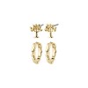 Pilgrim Gift Set Piper Earrings Gold