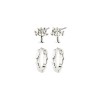 Pilgrim Gift Set Piper Earrings Silver