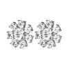 Dyrberg Kern Carnea Silver Earrings - Crystal