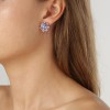 Dyrberg Kern Aude Silver Earrings - Light Blue/Rose