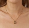 Dyrberg Kern Barga Gold Necklace - Brown