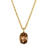 Dyrberg Kern Barga Gold Necklace - Brown