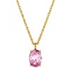 Dyrberg Kern Barga Gold Necklace - Light Rose