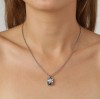 Dyrberg Kern Barga Silver Necklace - Grey