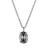 Dyrberg Kern Barga Silver Necklace - Grey