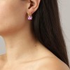 Dyrberg Kern Beckia Gold Earrings - Light Rose/Peach