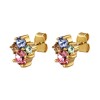 Dyrberg Kern Billis Gold Earrings - Multi Pastel