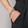 Dyrberg Kern Calice Silver Bracelet - Light Sapphire