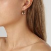 Dyrberg Kern Chantal Gold Earrings - Brown