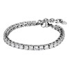 Dyrberg Kern Cobra Silver Bracelet - Crystal