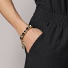 Dyrberg Kern Conian Gold Bracelet - Black Mix