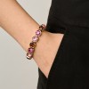 Dyrberg Kern Conian Gold Bracelet - Wine/Pink