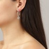 Dyrberg Kern Diega Silver Earrings - Crystal