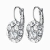 Dyrberg Kern Blost Silver Earrings - Crystal