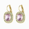 Dyrberg Kern Celin Gold Earrings - Rose / Green