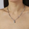 Dyrberg Kern Lisanna Silver Necklace - Crystal
