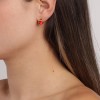 Dyrberg Kern London Gold Earrings - Red