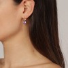 Dyrberg Kern Louise Gold Earrings - Lavender