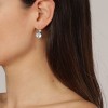 Dyrberg Kern Louise Silver Earrings - Crystal