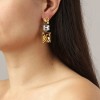 Dyrberg Kern Esmara Gold Earrings - Golden/Crystal