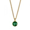 Dyrberg Kern Ette Gold Necklace - Green